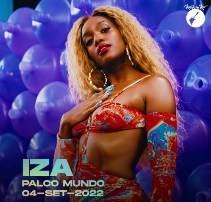 Iza se junta a Ivete Sangalo e <i>Iron Maiden</i> no <i>line-up</i> do <i>Rock In Rio</i> 2022, e comemora: <i>Não desista dos seus sonhos</i>