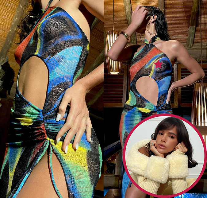 Bruna Marquezine deixa seguidores babando ao posar com peça transparente que deixa os seios à mostra: <i>A concorrência pira</i>