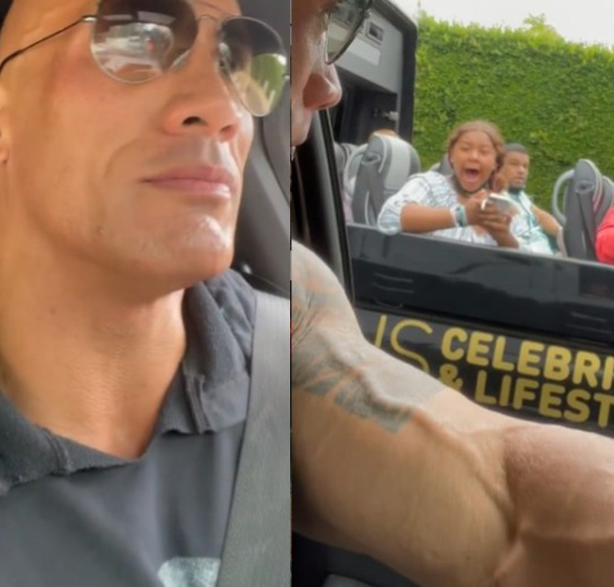 The Rock surpreende fãs em Hollywood: <i>Uma das partes legais da fama e do meu trabalho</i>