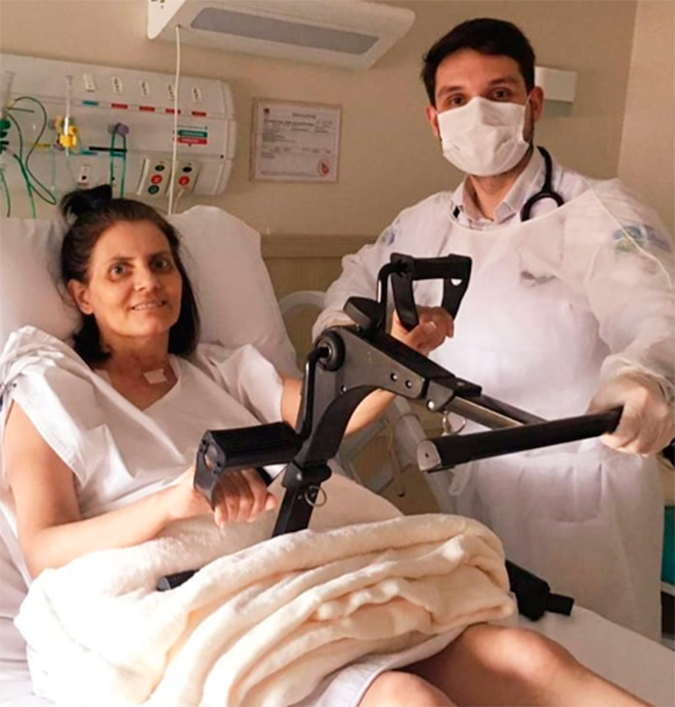 Malga Di Paula, viúva de Chico Anysio, recebe alta após quase dois meses de internação por Covid-19