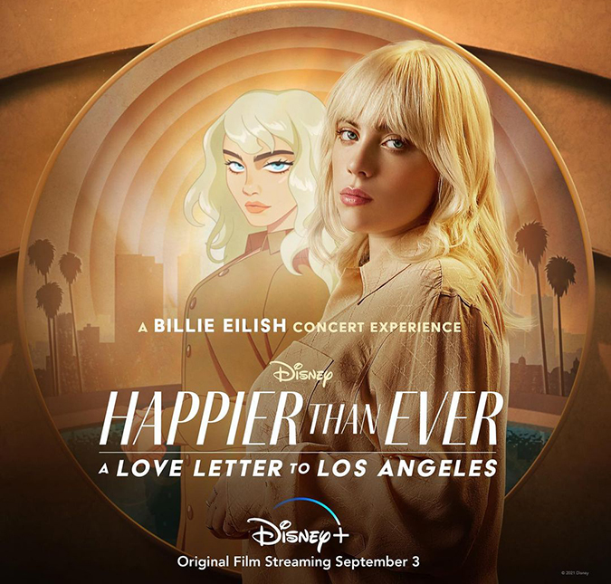 Estreia de Billie Eilish no <i>Disney+, Happier Than Ever: Uma Carta de Amor Para Los Angeles</i> ganha <i>trailer</i>, confira!