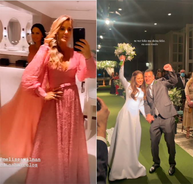 Ticiane Pinheiro se emociona no casamento luxuoso da irmã; veja como foi!