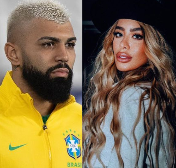 Gabigol promove festinha e Rafaella Santos marca presença