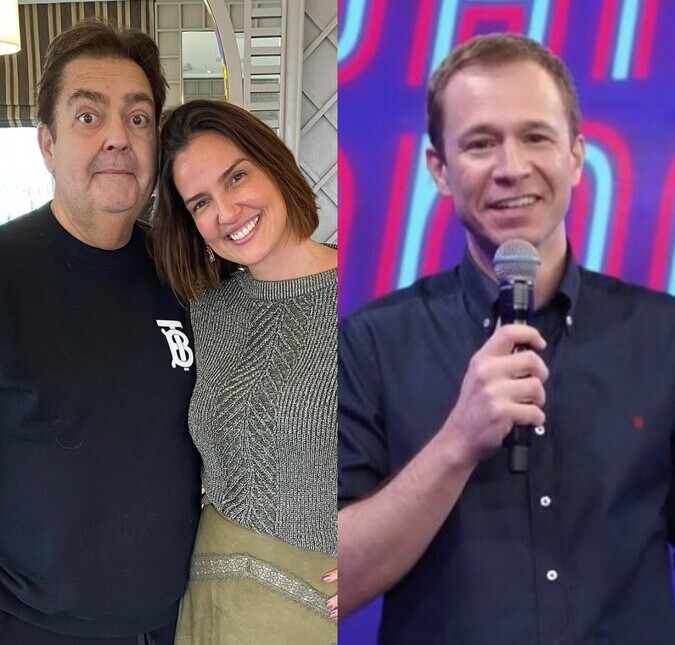 Esposa de Faustão agradece Tiago Leifert por citar o apresentador na final do <i>Super Dança dos Famosos</i>