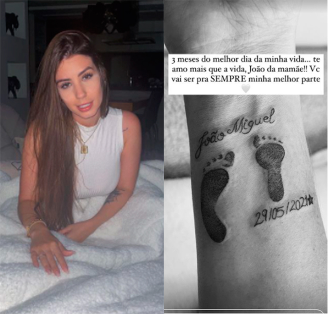 Maria Lina Deggan relembra nascimento do filho com Whindersson Nunes: <i>Três meses do melhor dia da minha vida</i>