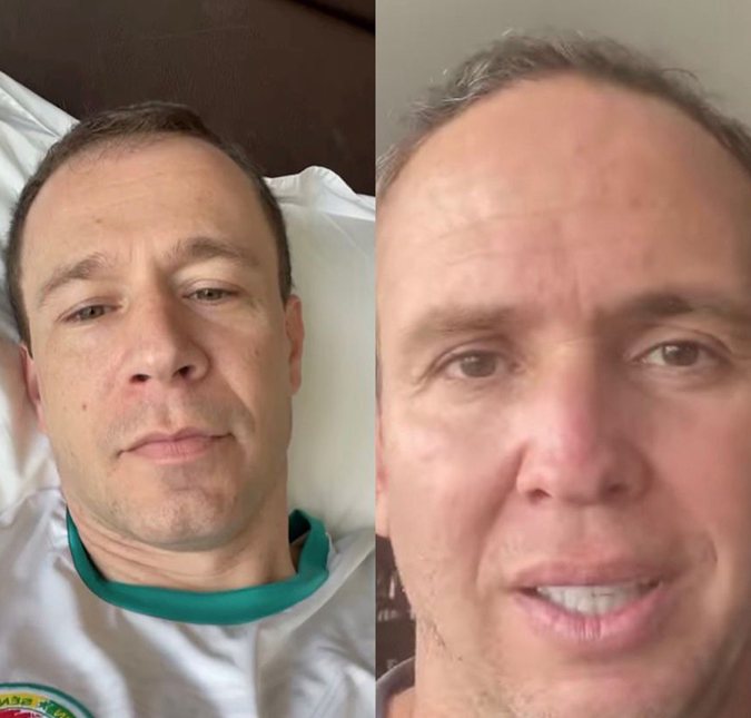 Tiago Leifert sobre estado de saúde de Caio Ribeiro: <i> - Ele está super bem</i>