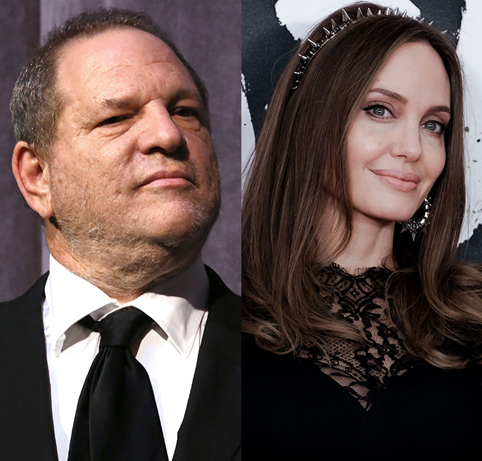 Condenado a 23 anos por estupro, Harvey Weinstein nega que tenha assediado Angelina Jolie: <I>Nunca aconteceu</I>