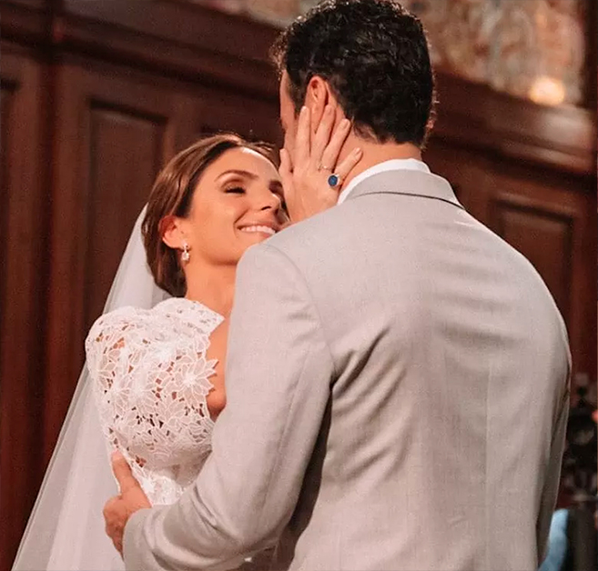Ex de Kaká, Carol Celico, se casa com sobrinho de Chiquinho Scarpa