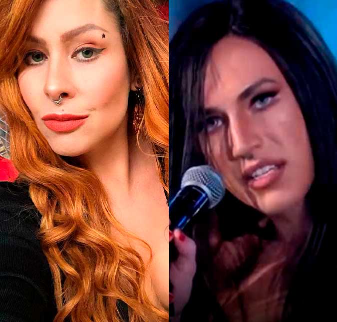 Vitor Kley se transforma em Pitty durante o <i>Show dos Famosos</i> e internautas disparam: <i>Está a cara da Megan Fox</i>