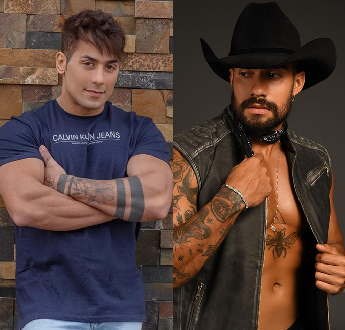 Durante estreia de <i>A Fazenda 13</i>, Tiago diz que reatou namoro com Tânia Mara e Bil Araújo manda suposta indireta para Karol Conká