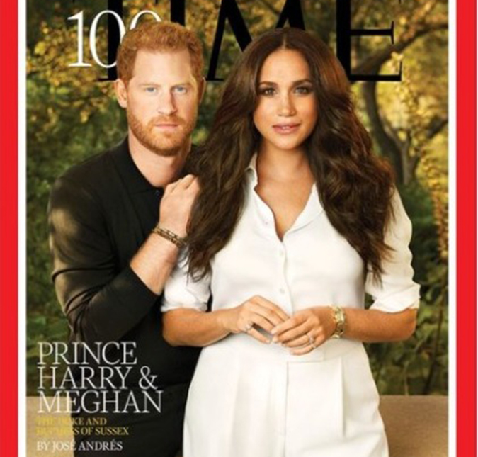 Príncipe Harry e Meghan Markle estão <i>honrados</i> de estarem entre as 100 pessoas mais influentes da <i>Time</i>, diz site