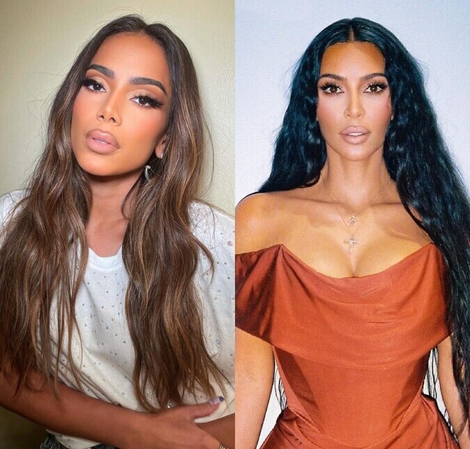 Anitta aparece em clique publicado por Kim Kardashian e <i>web</i> vai à loucura!