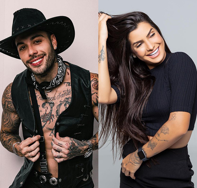 Segunda festa de <i>A Fazenda 13</i> tem clima de romance entre Gui Araujo e Marina Ferrari!