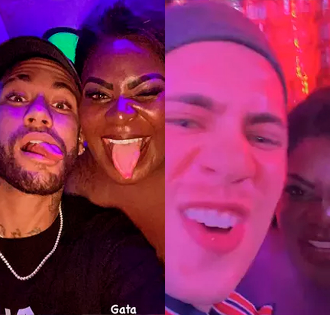 Em Paris, Neymar Jr. curte balada com Jojo Todynho e irmão de Jade Picon