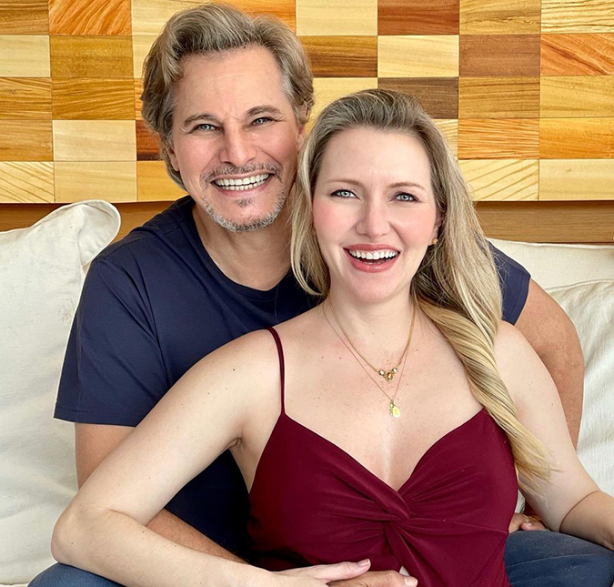 Edson Celulari e Karin Roepke anunciam nome de filha