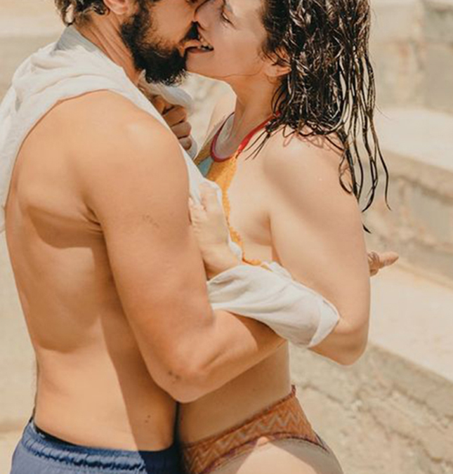 Paloma Duarte e Bruno Ferrari fazem ensaio fotográfico ousado; confira!
