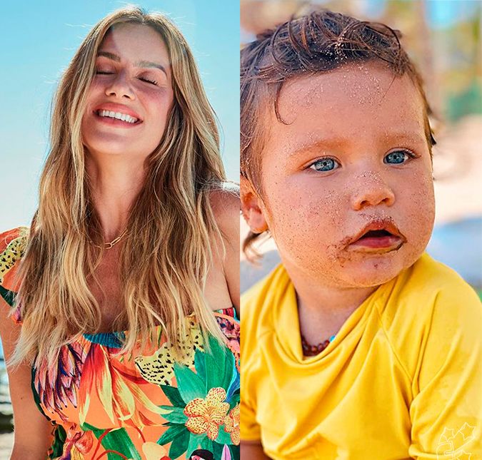 O termômetro da fofura explodiu! Giovanna Ewbank deixou os seguidores encantados ao mostrar Zyan na praia. Durante um passeio da família a Salvador, na Bahia, o caçula decidiu brincar na areia e a mamãe coruja aproveitou para fazer lindos cliques: Meu pintinho à milanesa quase não gosta de uma farofada na praia, né? PS: E a boca cheia de açaí? Agora Baby Z não quer saber de outra coisa…É água do mar, natureza, sol, areia e açaí!, escreveu na legenda. Fofo demais, não é mesmo?