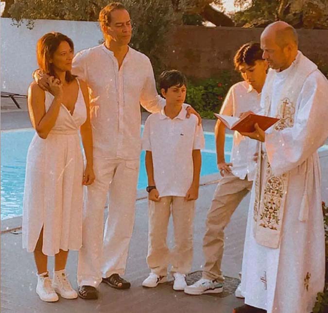 Marcello Antony e esposa renovam votos de casamento em Portugal