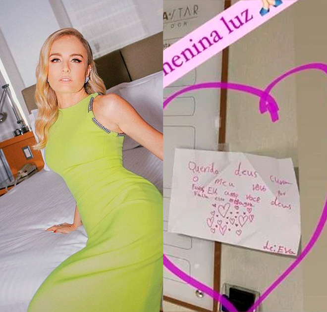 Filha de Angélica escreve carta para avô após AVC: <I>Faça esse milagre</i>