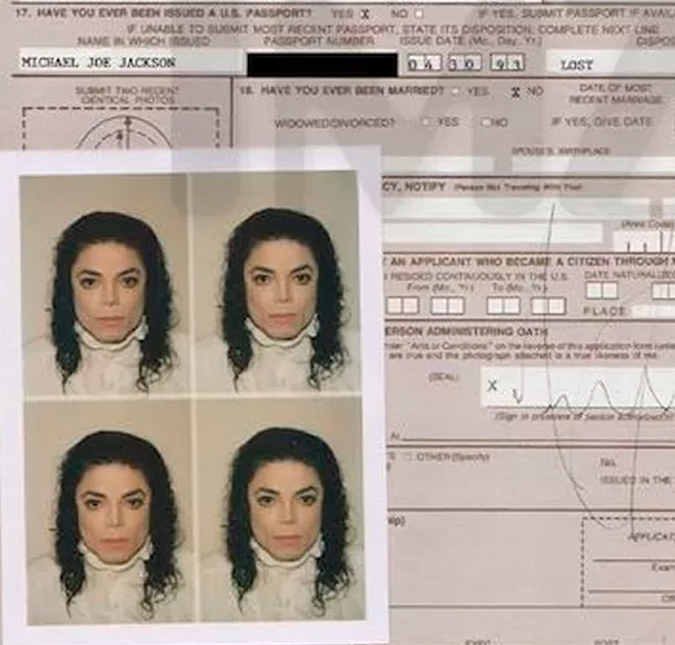 Documento antigo de Michael Jackson é colocado à venda na <I>web</i> por 409 mil reais