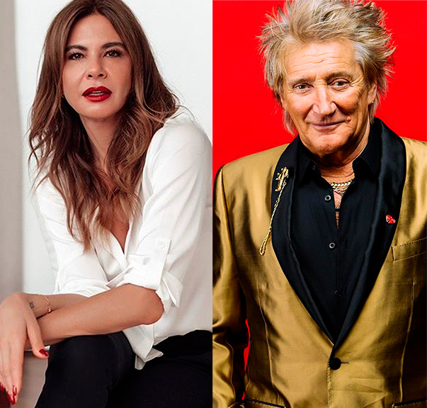 Luciana Gimenez relembra namoro com Rod Stewart: <I>Ele é bem gente boa</i>