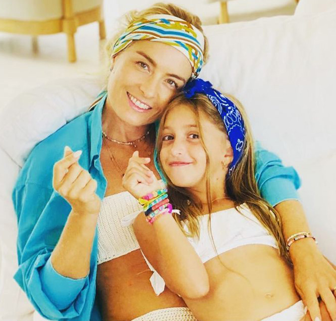 Angélica mostra visita da filha, Eva, ao avô no hospital: <i>O amor cura</i>
