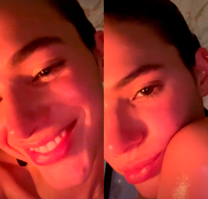 Bruna Marquezine publica vídeos na banheira em momento <i>relax</i>; confira!