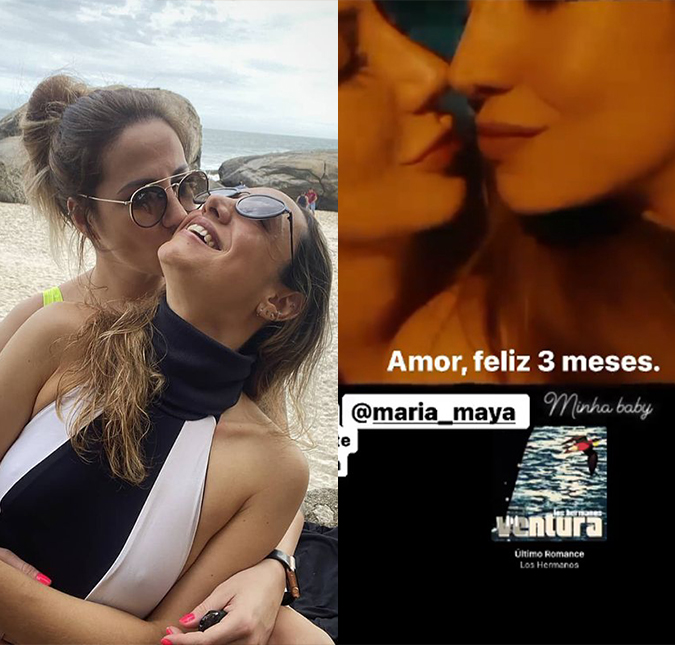 Maria Maya ganha declaração da namorada ao som de música romântica
