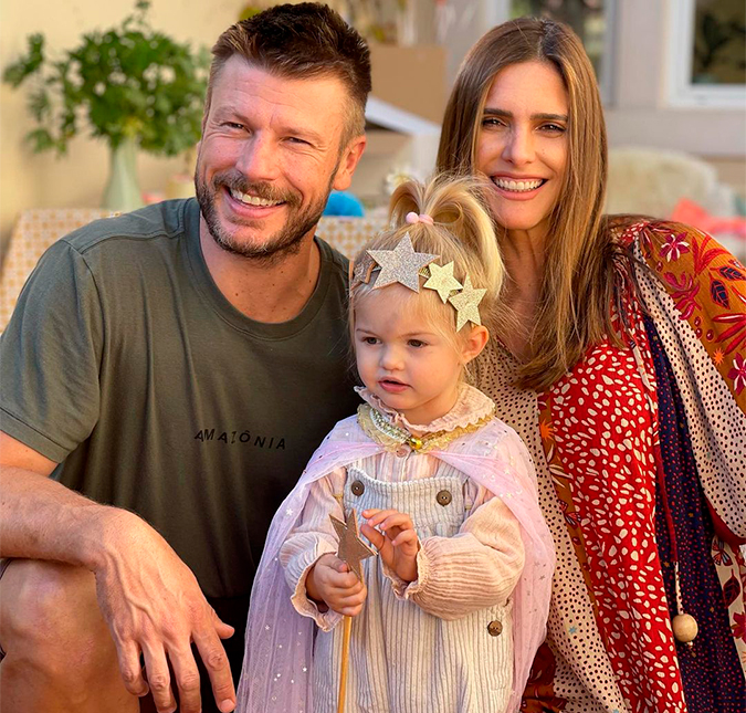 Fernanda Lima posta foto rara da filha em comemoração de aniversário e encanta a <i>web: Não aguento essa boneca</i>