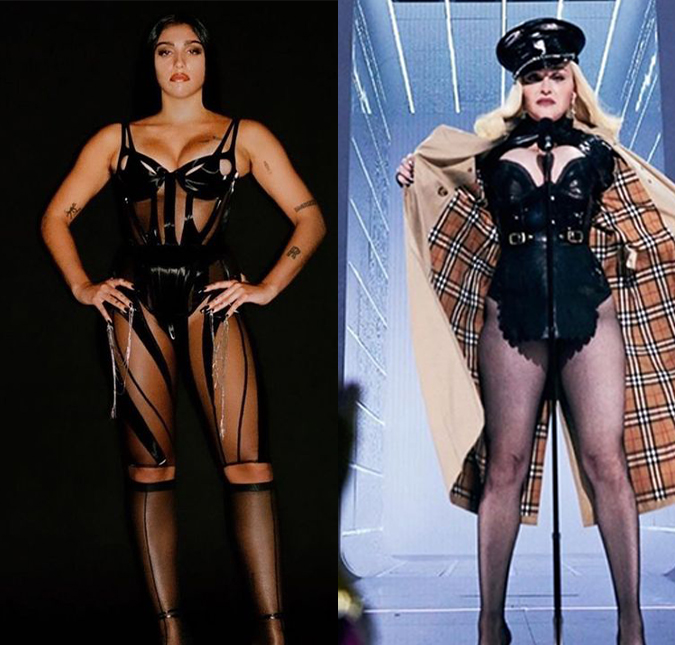 Filha de Madonna posa de <i>dominatrix</i> e visual lembra a mãe