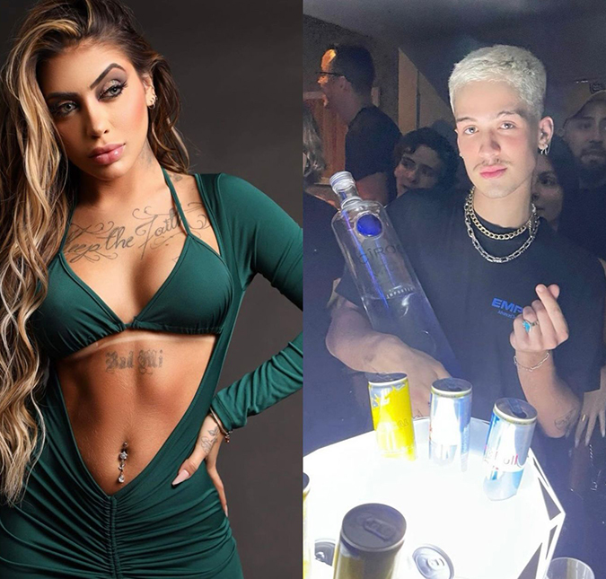 Após <i>socialite</i> afirmar que viu MC Mirella aos beijos com João Guilherme em festa, funkeira dispara: <i>Ela está viajando</i>