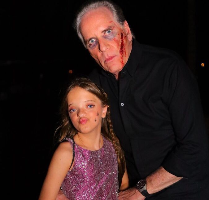 Rafinha Justus comemora <i>Halloween</i> ao lado de Roberto Justus: <i>O melhor</i>