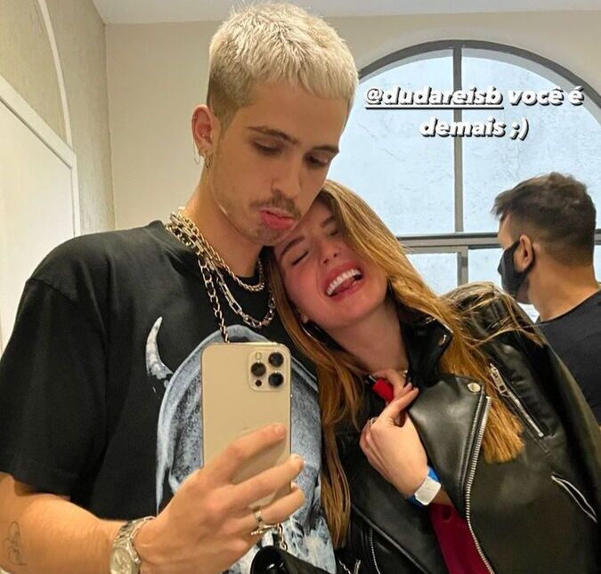 Em meio a rumores de <i>affair</i>, João Guilherme posa abraçadinho com Duda Reis
