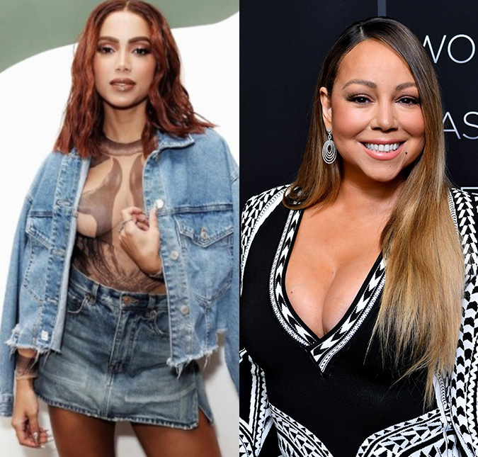 Anitta elogia Mariah Carey em programa de <i>TV</i> e a americana responde: <i>Fez o meu dia</i>