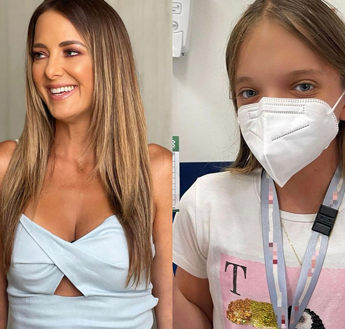 Filha de Ticiane Pinheiro, Rafaella Justus, recebe segunda dose da vacina contra Covid-19