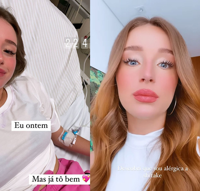 Duda Reis tem reação alérgica e é hospitalizada: <i>Vomitei oito vezes</i>