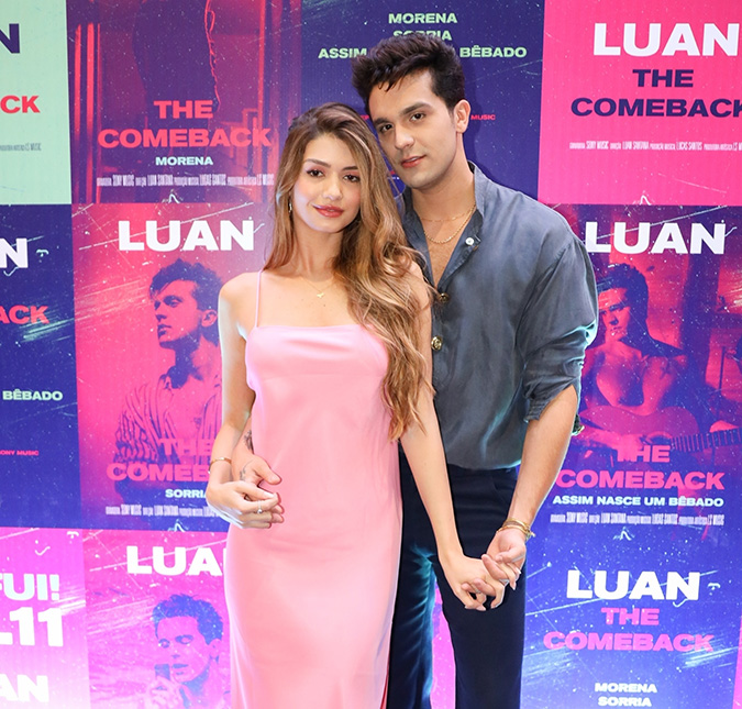 Luan Santana beija a nova namorada em novo clipe