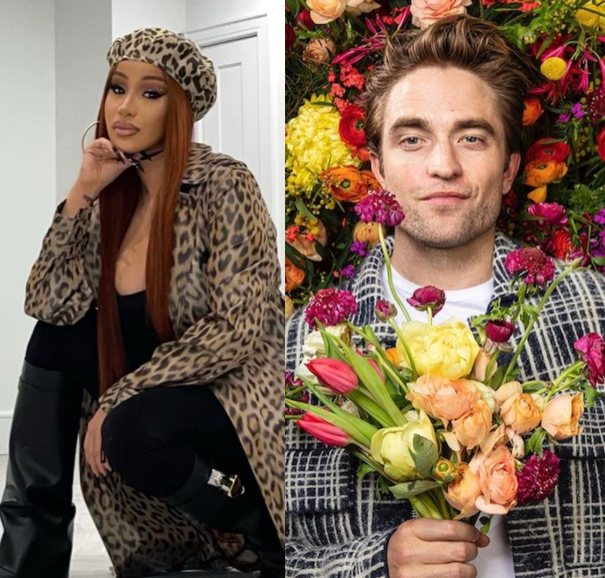 Cardi B se empolga ao encontrar com Robert Pattinson e diz: <I>Me sinto uma adolescente!</i>