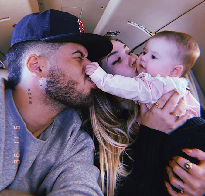 Zé Felipe compartilha foto ao lado de Virgínia Fonseca e Maria Alice e <i>web</i> se derrete; confira!