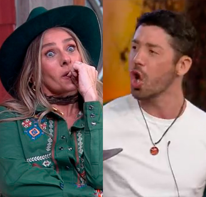 Barraco entre Rico e Aline deixa Adriane Galisteu chocada em <I>A Fazenda</i>