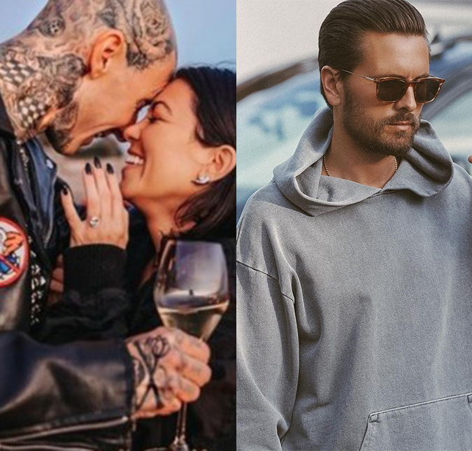 Kourtney Kardashian não quer a presença do ex-marido em seu casamento, diz <I>site</i>