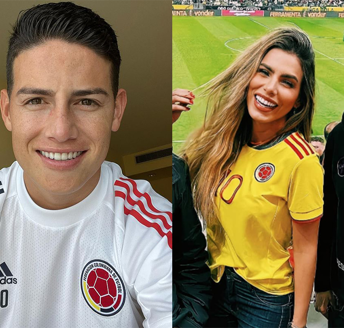 James Rodriguez e Erika Schneider podem estar juntos, diz <I>site</i>