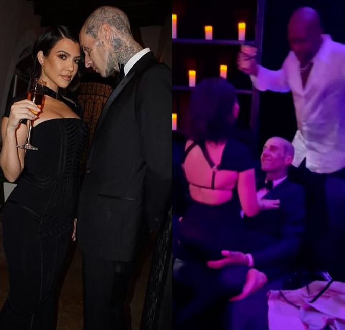 Kourtney Kardashian e Travis Barker recebem críticas por dança sensual em casamento de amigos, entenda!