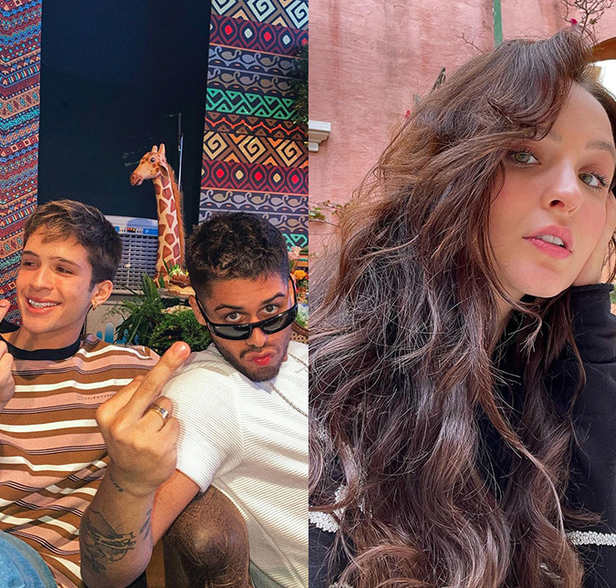 Zé Felipe brinca sobre João Guilherme e Larissa Manoela: <i>Doidinho para ir pra Disney</i>