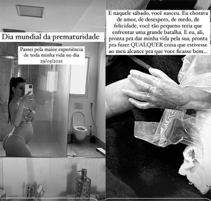 Maria Lina Deggan fala do filho no Dia da Prematuridade: <i>A última coisa que meu filho escutou foi a música que o Whindersson fez para ele</i>