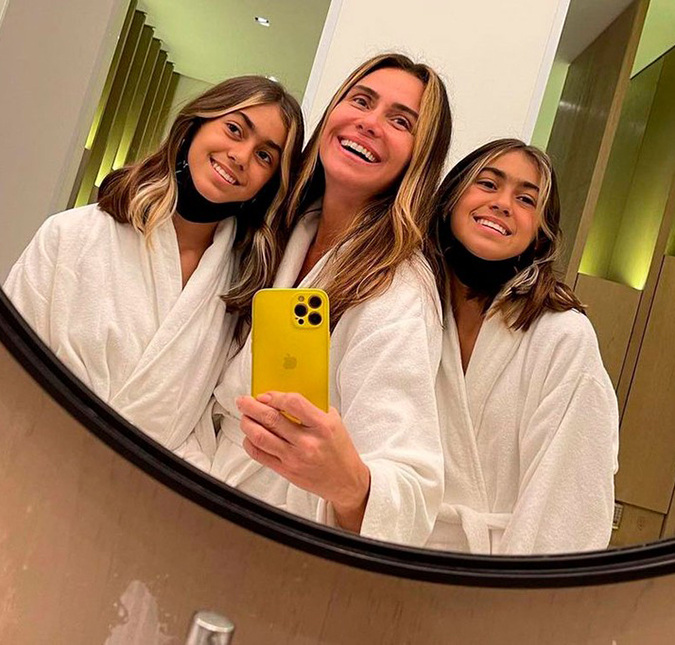 Giovanna Antonelli revela que filhas são afinadas: - <i>Cantam lindamente, mas morrem de vergonha</i>