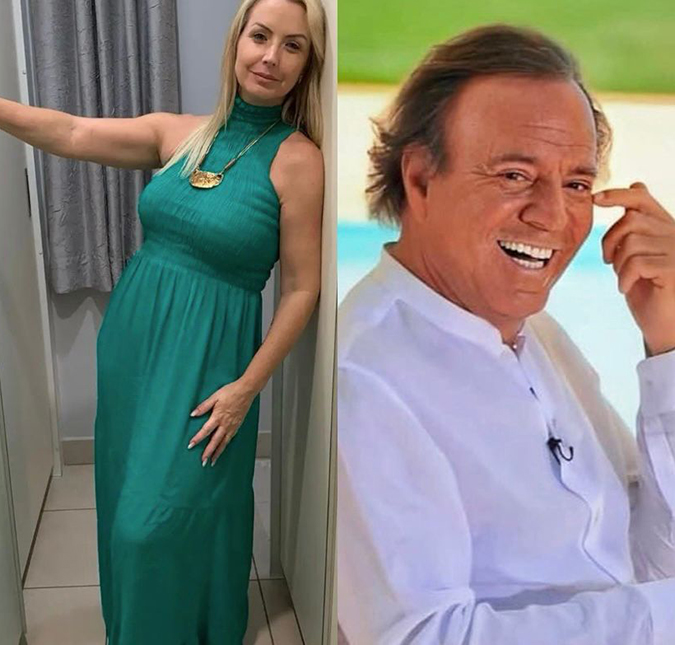 Alessandra Scatena comenta sobre investida de Julio Iglesias: <i>Homem galanteador</i>