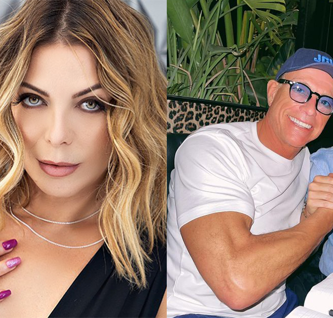 Sheila Mello fala sobre suposto romance com Jean-Claude Van Damme