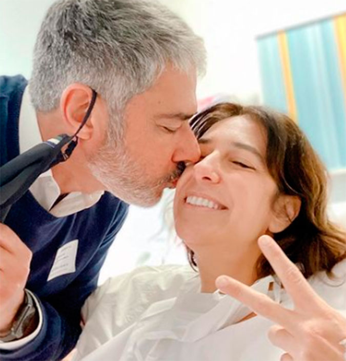 Natasha Dantas passa por cirurgia no útero e recebe apoio de William Bonner