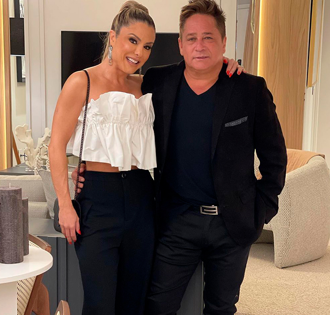 Esposa de Leonardo é questionada se está sendo traída pelo cantor e desconversa: <i>Não quero saber</i>